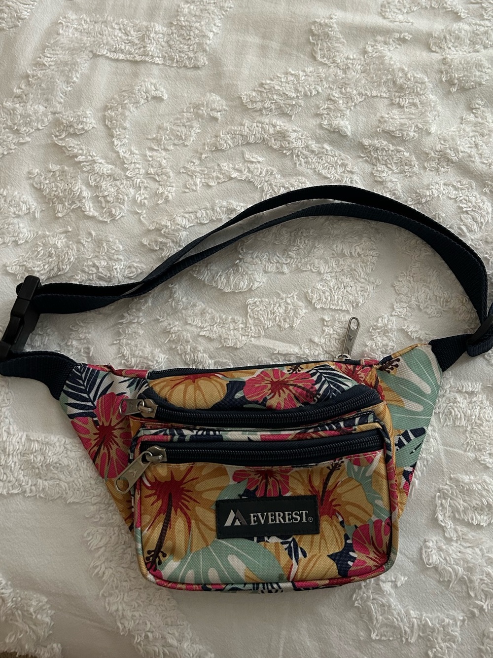 Floral Yellow Multi Crossbody Fanny Pack